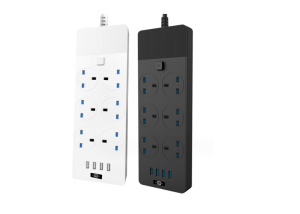 UK power socket with 4 USB