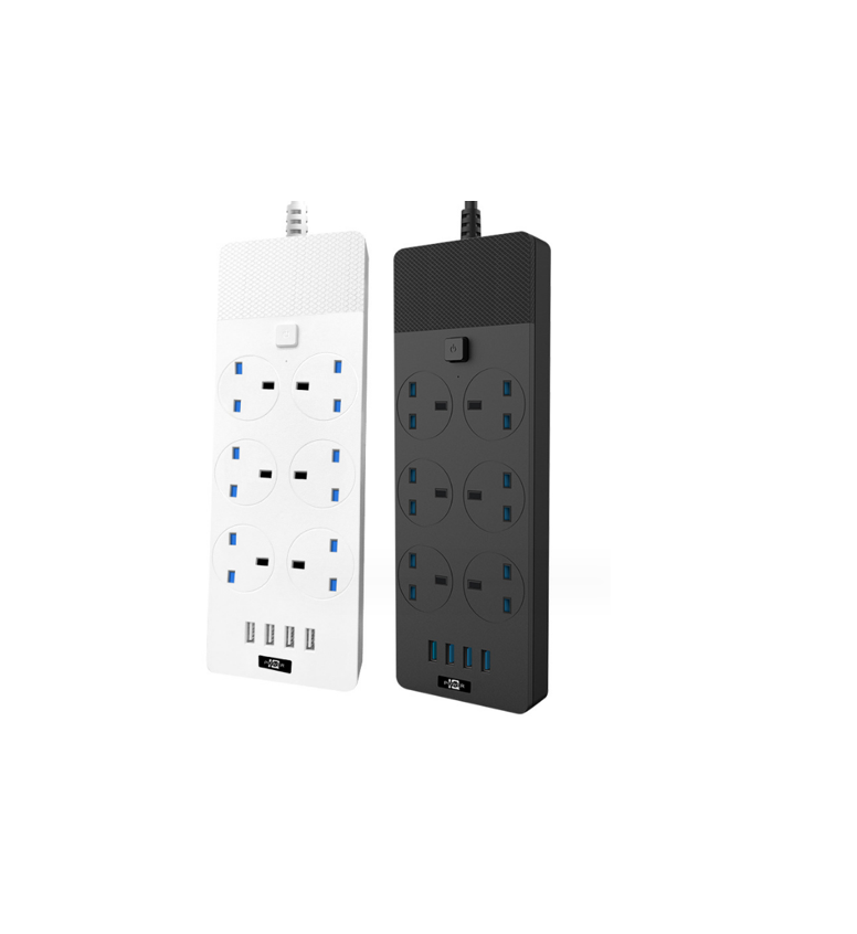 UK power socket with 4 USB